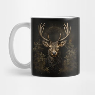 Dark Cottagecore Deer Head Mug